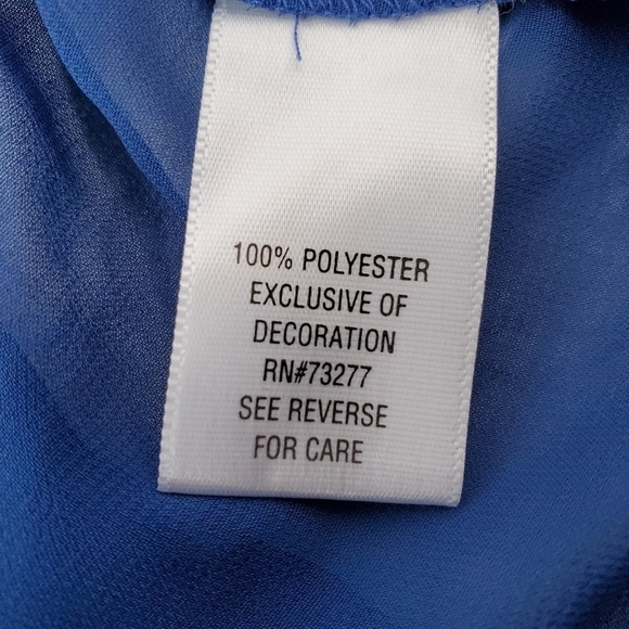 Navy Blue Cutout COLD SHOULDER Blouse- APT. 9- WOMENS SIZE LARGE - Picture 7 of 13